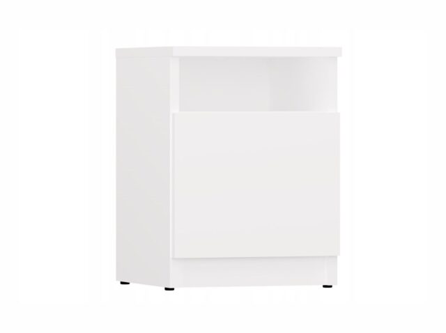 GALAX 30/1D WHITE BEDSIDE TABLE - imagine 2