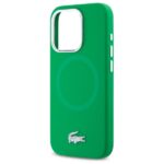 Lacoste LCHMP15XSMAN iPhone 15 Pro Max 6.7" estragon hardcase Silicone Croco Logo MagSafe - imagine 6