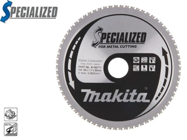 Makita circular saw blade 185x30x70t Specialized - imagine 2