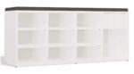 TALLIN shoe cabinet  white - imagine 2