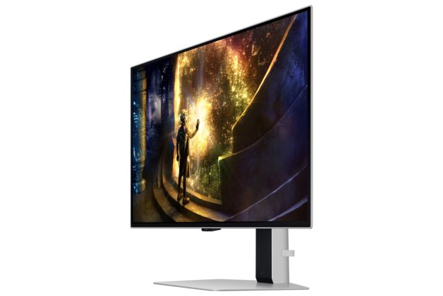 Samsung S27DG610SU computer monitor 68.6 cm (27 ) 2560 x 1440 pixels Quad HD OLED Silver - imagine 5