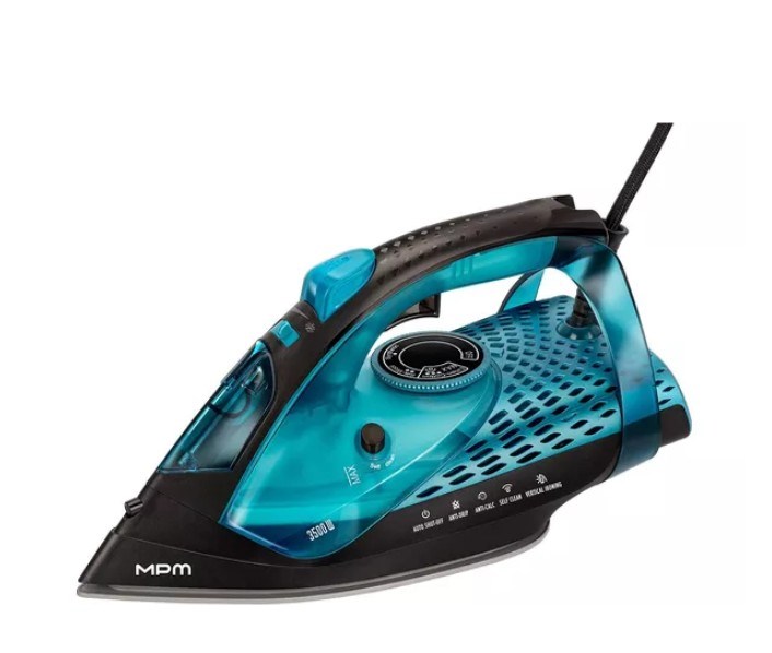 cps-6ee71bb33412279b9778a8a2292c2c8d-2026-03-28-18-29-12 MPM MZE-29 Steam iron 3500 W Blue Black - imagine 1