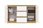 ARTISAN 2-DOOR 3-DRAWER CHEST OF DRAWERS/WHITE - imagine 4