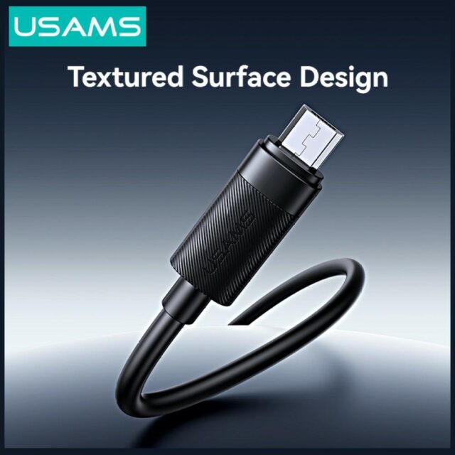 Cable USAMS U94 18W MicroUSB to USB-A 1m black - imagine 3