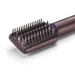 BaByliss Air Power AS6400E hair styling tool Straightening brush Airflow Maroon 900 W 2.5 m - imagine 8