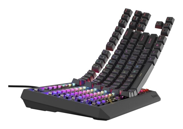 GENESIS Thor 230 TKL keyboard Gaming USB QWERTY US English Black - imagine 5
