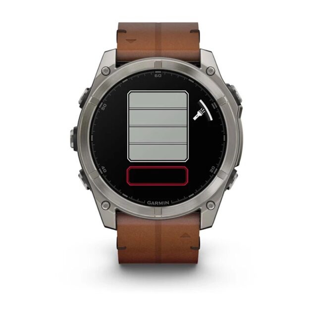 Garmin Fenix 8 3.56 cm (1.4 ) AMOLED 51 mm Digital 454 x 454 pixels Touchscreen Titanium Wi-Fi GPS (satellite) - imagine 8