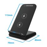 Esperanza EZC101 Wireless Charger Desk Stand for Phone - imagine 4