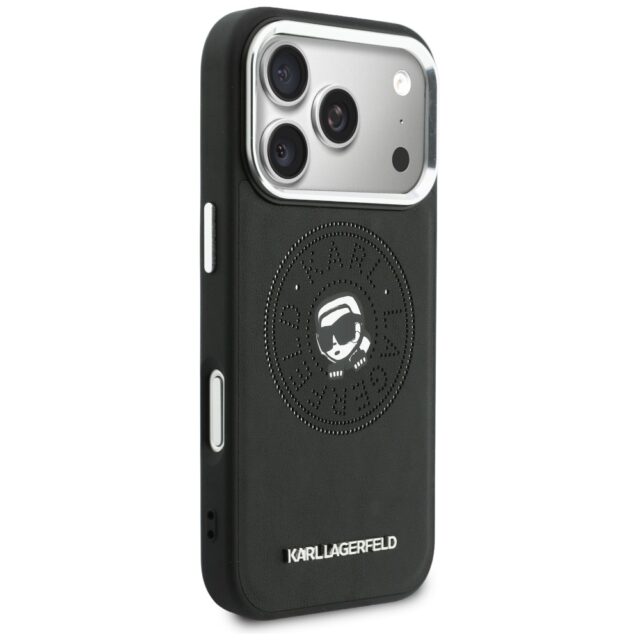 Etui Karl Lagerfeld Point & Karl Sketch   MagSafe do iPhone 17 Pro czarny - imagine 4
