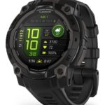 Garmin Instinct 3 AMOLED 3.05 cm (1.2 ) 45 mm Digital 390 x 390 pixels Touchscreen Black GPS (satellite)