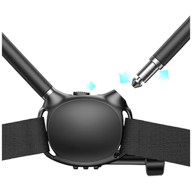 Neck mount for phones USAMS JoyGo  JOY02 Neck Mount with magnetic mount black - imagine 3