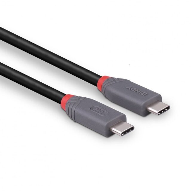 Lindy 2m USB 4 240W Type C Cable  Anthra Line - imagine 3