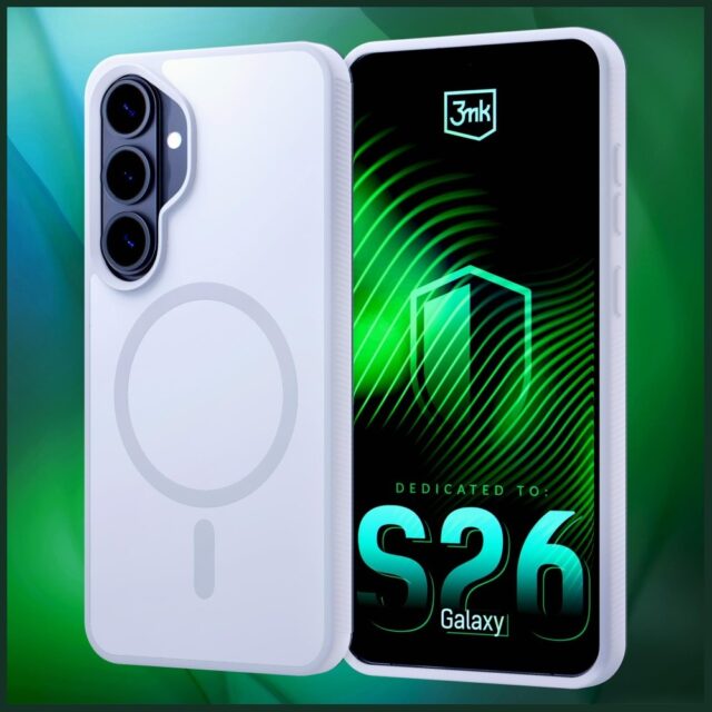 Etui 3MK Smoke MagCase do Samsung Galaxy S26+ biały - imagine 8