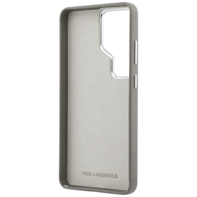 Case Karl Lagerfeld Saffiano Double      Heads Metal for Samsung Galaxy S26 Ultra silver - imagine 7
