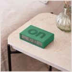 Lexon Flip Classic Two-sided Alarm Clock green LR157V2 - imagine 8