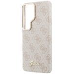 Guess PU 4G Script Metal Logo Magnetic Zadní Kryt pro Samsung Galaxy S26 Ultra Pink - imagine 7