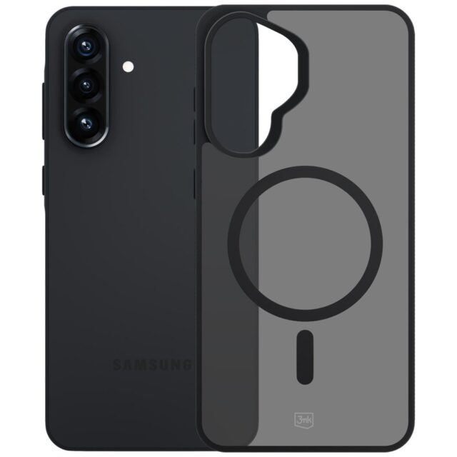 Etui 3MK Smoke MagCase do Samsung Galaxy A57 czarny - imagine 4