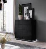 Cama chest of drawers 4D REJA black gloss/black gloss - imagine 5