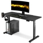 Desk with height adjustment Diablo Chairs X-TENSIO 1400 black