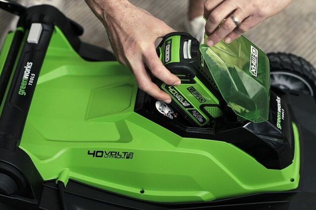 Cordless mower 40V 4Ah 41 cm Greenworks G40LM41K4 - 2504707UB - imagine 4