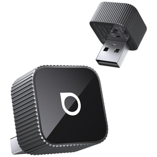 Car transmitter Ottocast CA88-T2 Mini Cube Bluetooth black - imagine 3