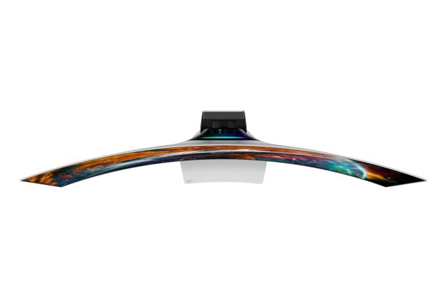 Samsung G95SC computer monitor 124.5 cm (49 ) 5120 x 1440 pixels Dual QHD OLED Silver - imagine 10