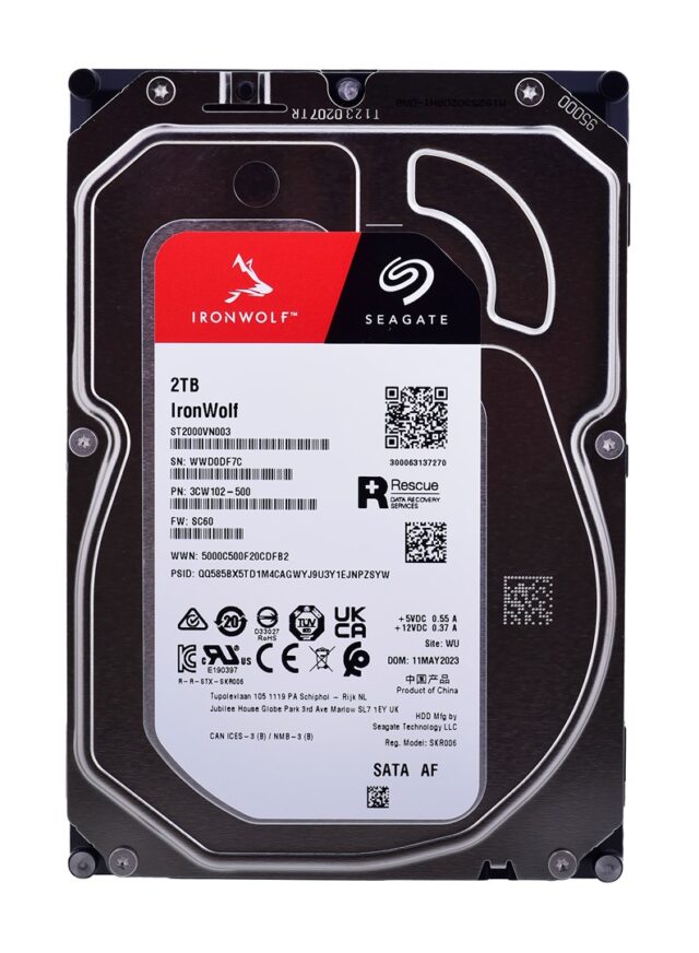 Seagate IronWolf internal hard drive 2 TB 256 MB 3.5  Serial ATA III (ST2000VN003) - imagine 2