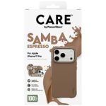 Case CARE by PanzerGlass Fashionable Samba MagSafe for iPhone 17 Pro espresso - imagine 5