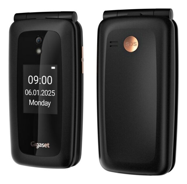 Gigaset GL795 7.11 cm (2.8 ) 142 g Black Senior phone - imagine 3