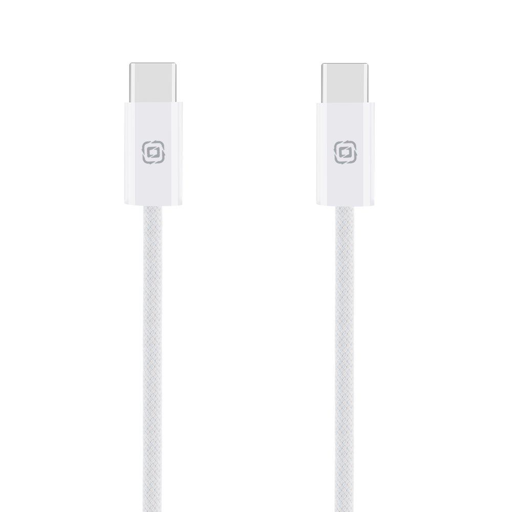 cps-73e3640e55fc331931b0679740f10f07-2026-03-27-11-23-10 OBAL:ME Super Fast USB-C/USB-C Pletený kabel 100W 1m White - imagine 1