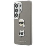Case Karl Lagerfeld Saffiano Double      Heads Metal for Samsung Galaxy S26 Ultra silver - imagine 2