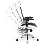 Ergonomic chair Diablo Chairs V-Basic white-black - imagine 4