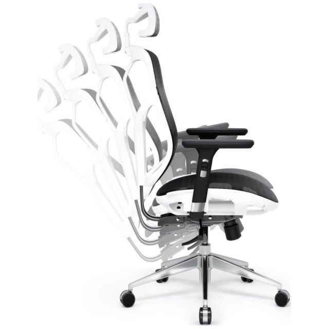 Ergonomic chair Diablo Chairs V-Basic white-black - imagine 4