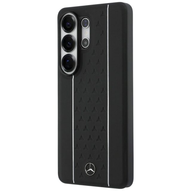 Case Mercedes Laurel Leaves Vertical     Stripes MagSafe for Samsung Galaxy S26 Ultra black & white - imagine 2