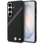 Case BMW Tricolor Metal Logo MagSafe for  Samsung Galaxy S26 black