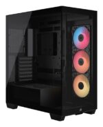 Corsair Midi Tower 3500X LXR LINK TG Black - imagine 2