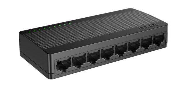 Tenda SG108M network switch Unmanaged Gigabit Ethernet (10/100/1000) Black - imagine 2