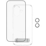 CARE by PanzerGlass Feature Kick 3in1 Case + Glass + Lens Protection Kit for iPhone 17 - imagine 3