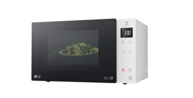 LG MS 23 NECBW  Over the range  Solo microwave  23 L  1000 W  Touch  Black  White - imagine 8