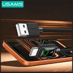 Cable USAMS U92 18W USB-C to USB-A 1.2m black - imagine 3