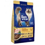 OptiVital karma sucha- pełnoporcjowa karma dla dorosłych kotów FM z kurczakiem 1 4 kg
