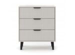 SCANDI 3S SLIM CHEST OF DRAWERS  CASHMERE COLOUR - imagine 2