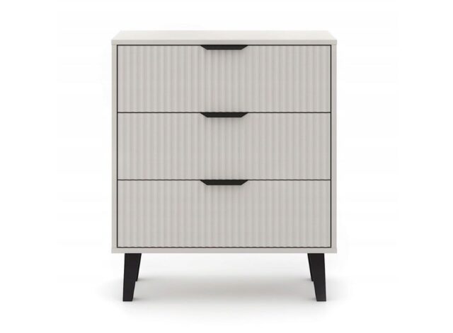 SCANDI 3S SLIM CHEST OF DRAWERS  CASHMERE COLOUR - imagine 2