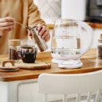 CAMRY CR 1290w electric kettle  white - imagine 10