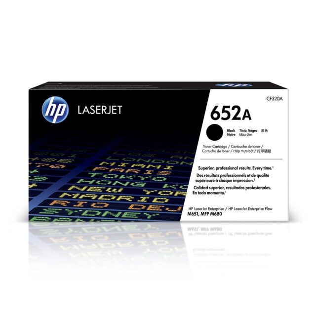HP Cartridge No 652A HP652A HP 652A Black Schwarz (CF320A) - imagine 3