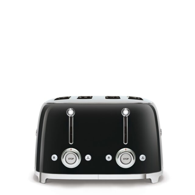 SMEG TSF03BLEU black toaster - imagine 3