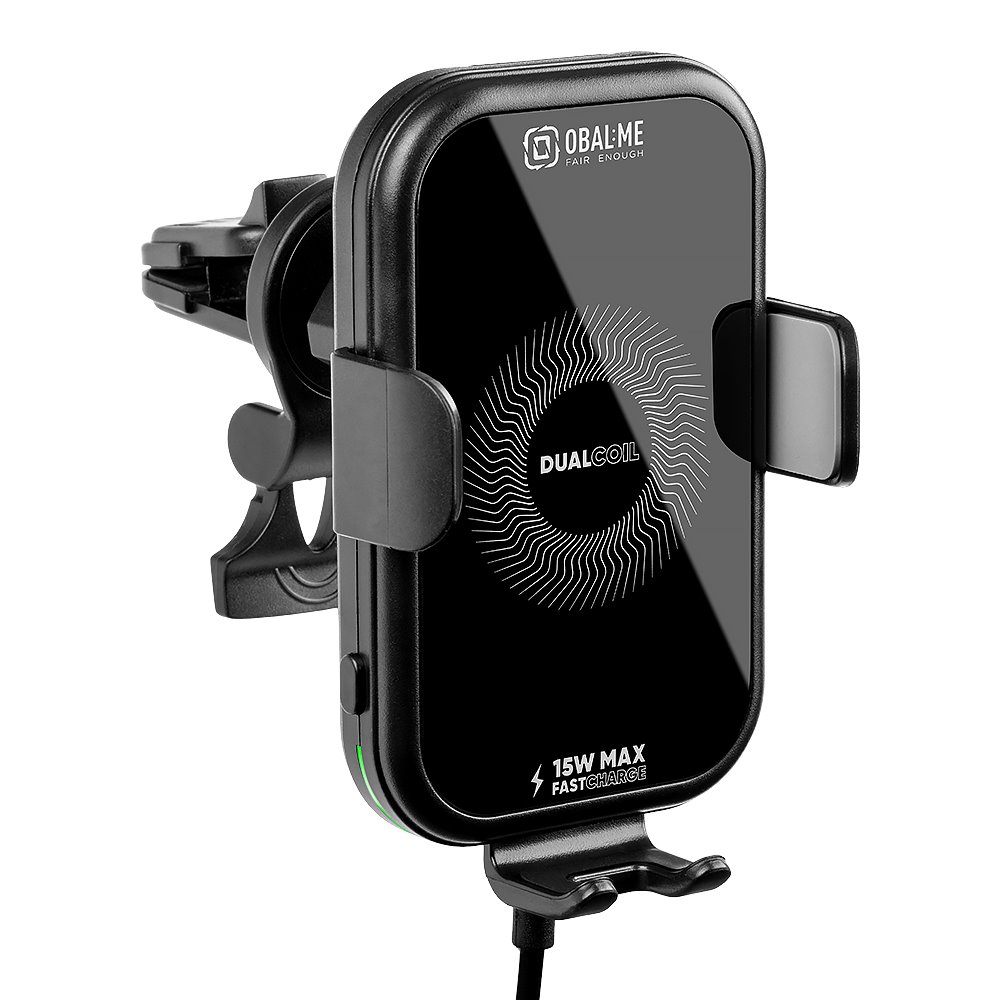 cps-7655eb9969300c583547039570d532c5-2026-03-05-08-45-23 OBAL:ME GravCharger Bezdrátový Nabíjecí Držák do Auta 15W Black - imagine 1