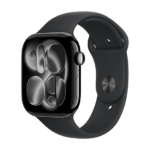 Watch Apple Watch Series 11 (2025) GPS 46mm Jet Black Aluminium Case with Black Sport Band M/L - Black