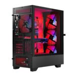 MODECOM SIROCO ARGB Flow MIDI USB 3.0 X 2 CYPE-C computer case - imagine 2