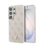 Case Guess 4G Triangle Logo MagSafe for   Samsung Galaxy S26 Ultra pink